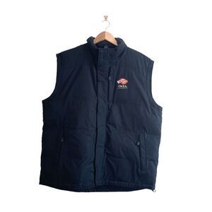 North End All Climate Wear Mens Down Filled Vest Logo Jacket Full Zip XL